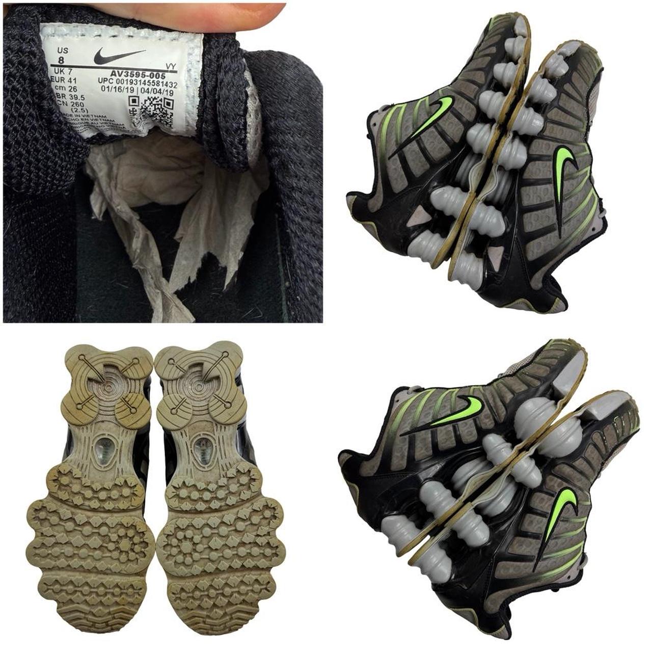 Nike Shox TL Wolf Grey Lime (uk 7)