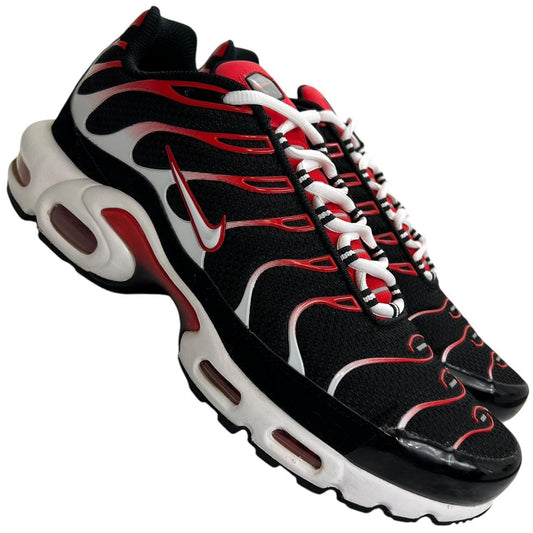 Nike TN Black White University Red (uk 9)