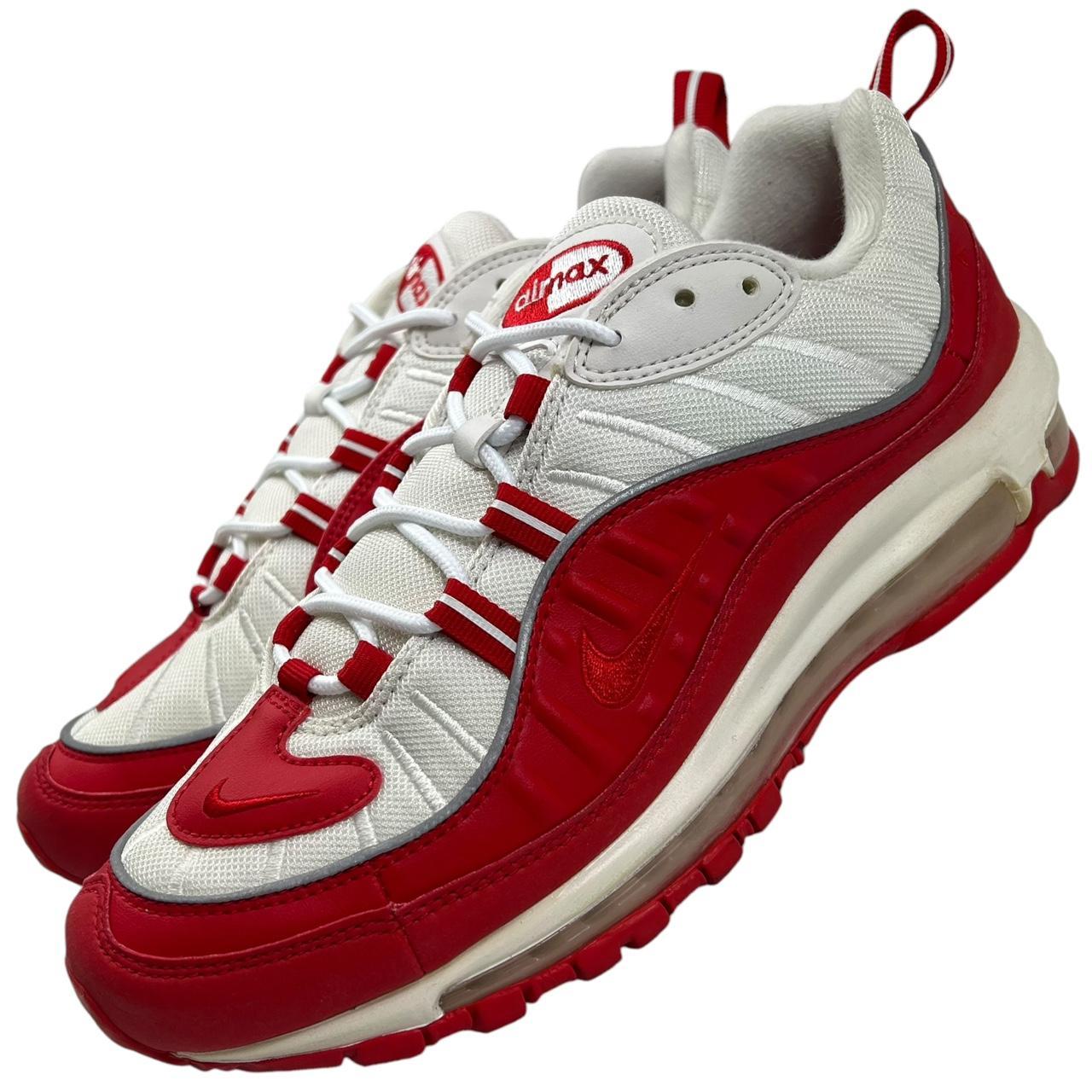 Nike Air Max 98 University Red White (uk 7.5)