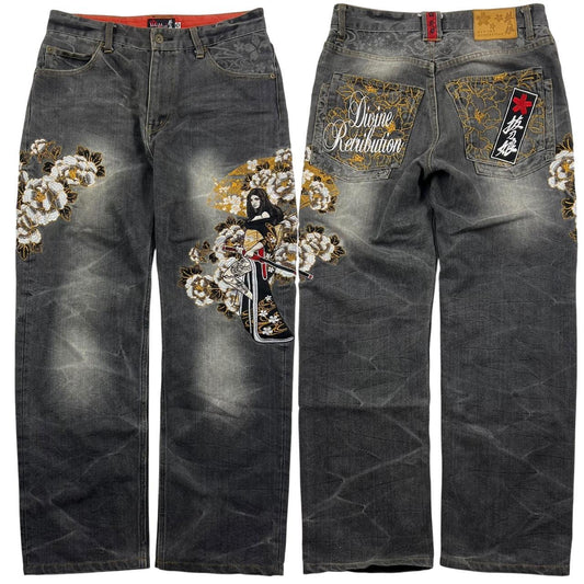 Embroidered Jeans (w30)