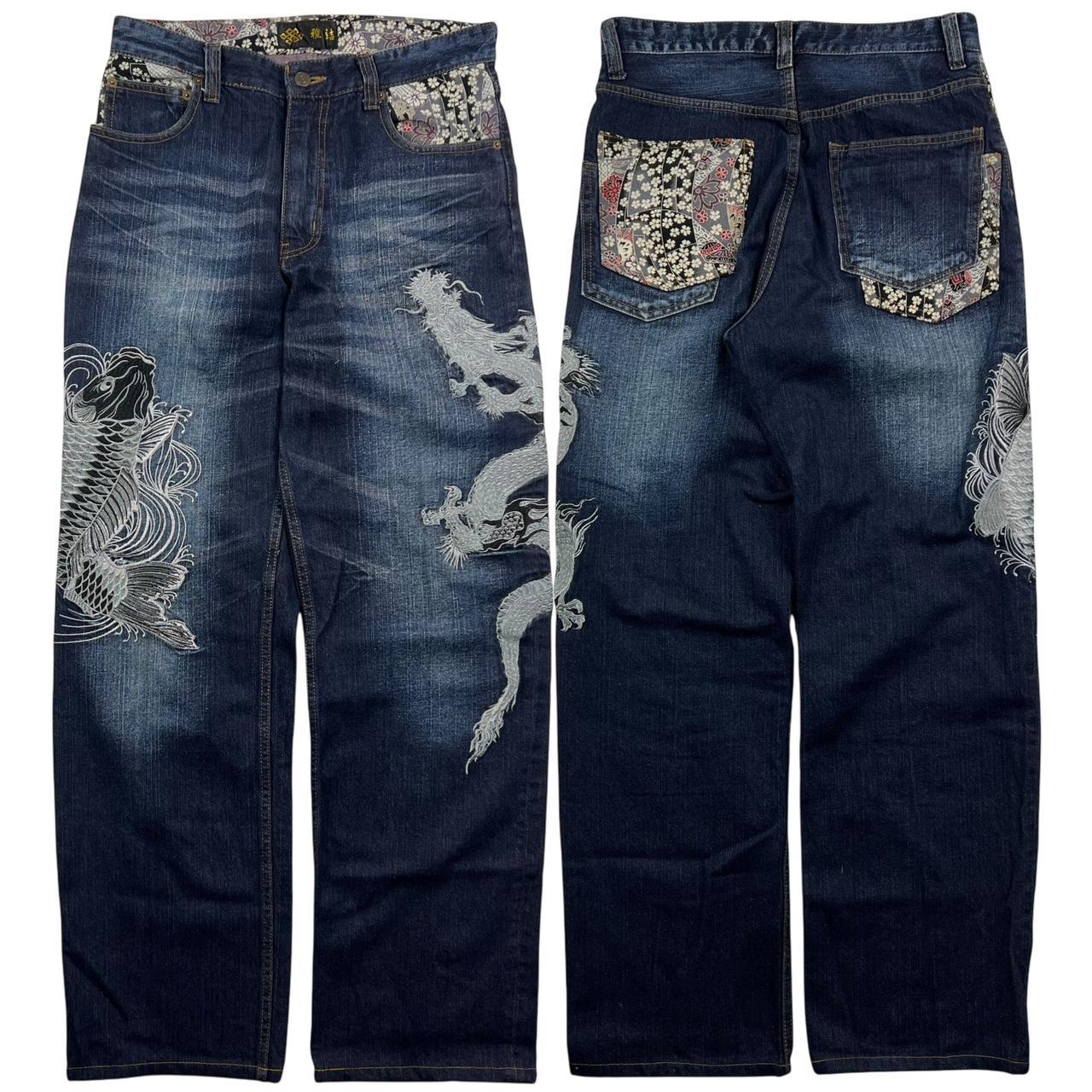 Dragon And Koi Jeans (w31)