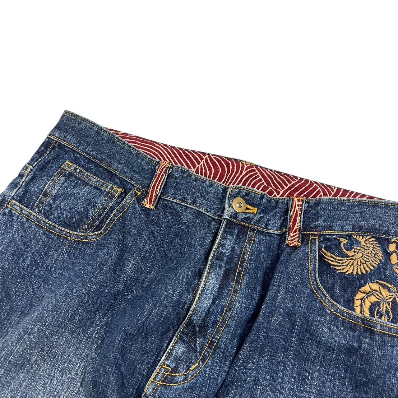 Embroidered Dragon Jeans (w35)