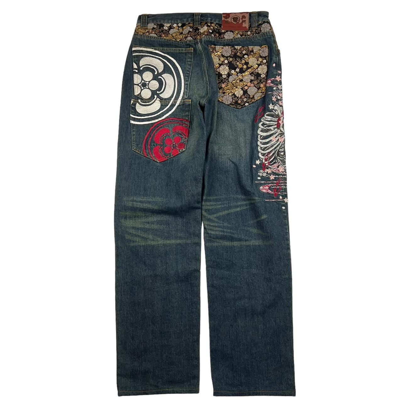 Embroidered Skull Jeans (w32)