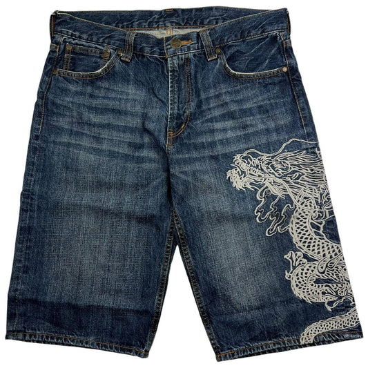 Embroidered Dragon Shorts (w34)