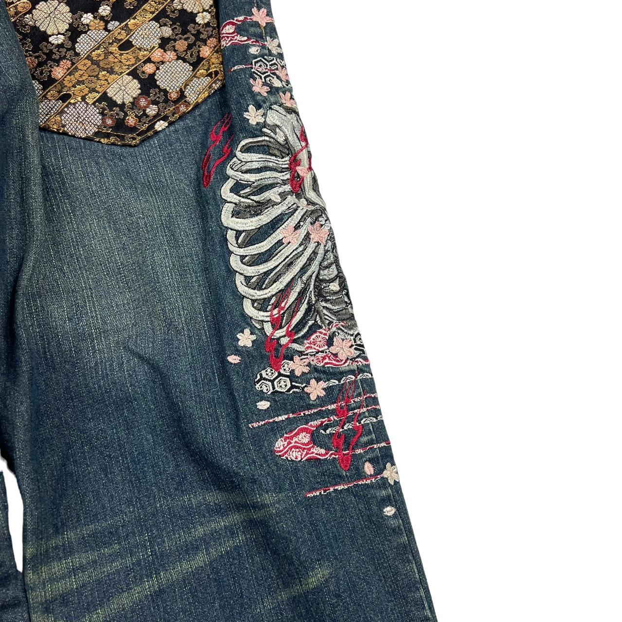 Embroidered Skull Jeans (w32)