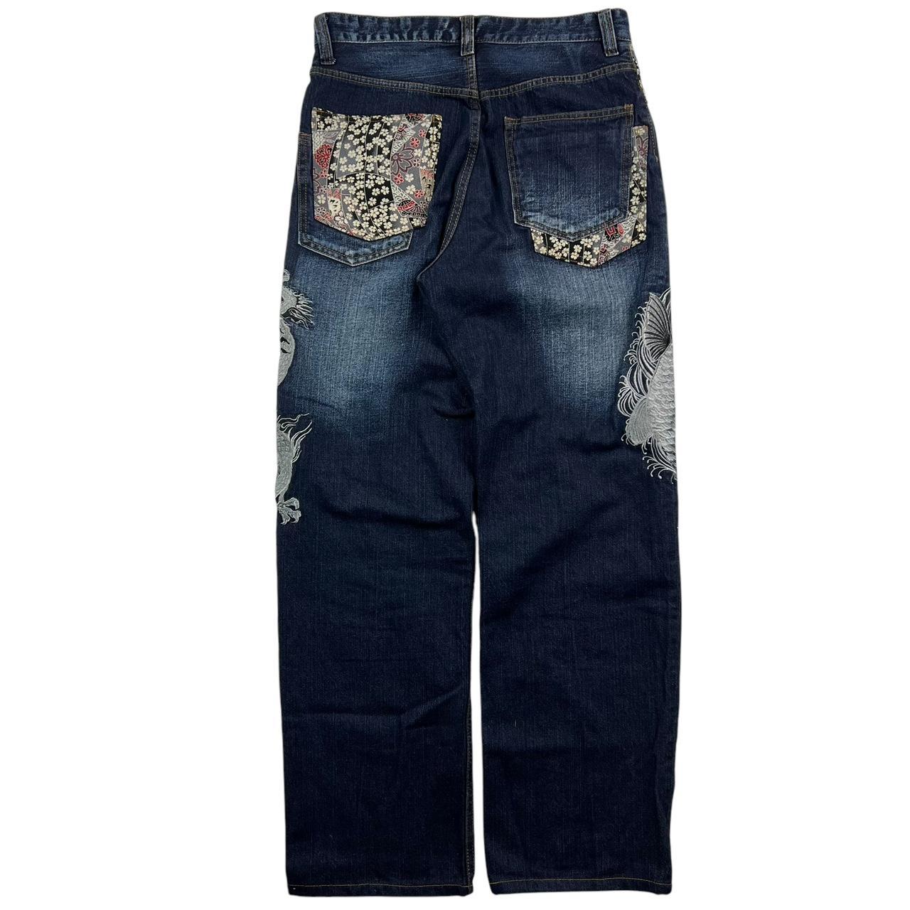 Dragon And Koi Jeans (w31)